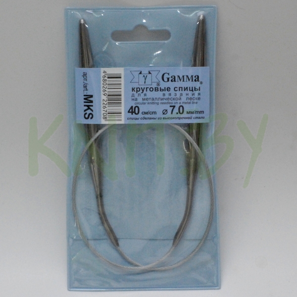 Спицы круговые длина 40 см диаметр 7,0 мм