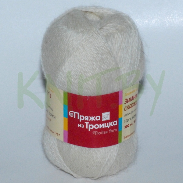 Пряжа Зимняя сказка ванильный