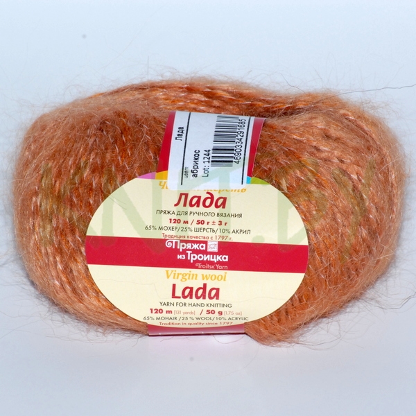 Пряжа Лада абрикос