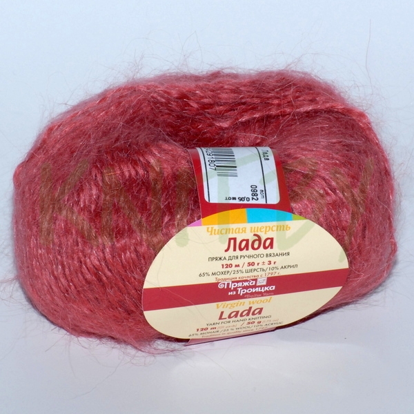 Пряжа Лада гранат