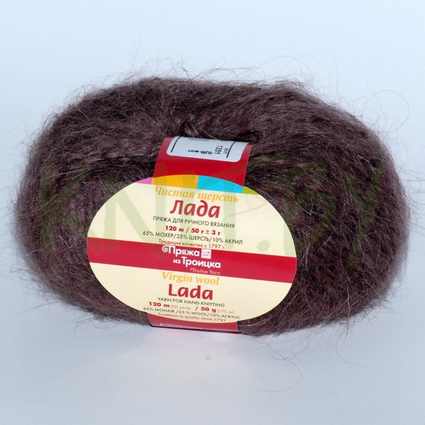 Пряжа Лада молочный шоколад
