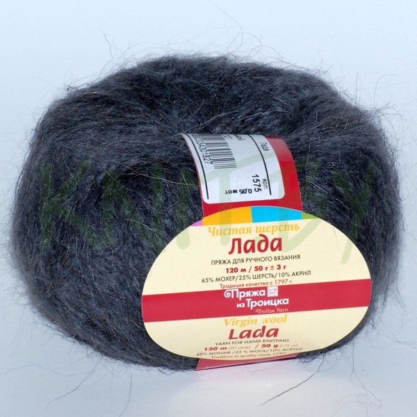 Пряжа Лада стальной