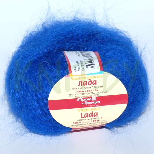 Пряжа Лада василек