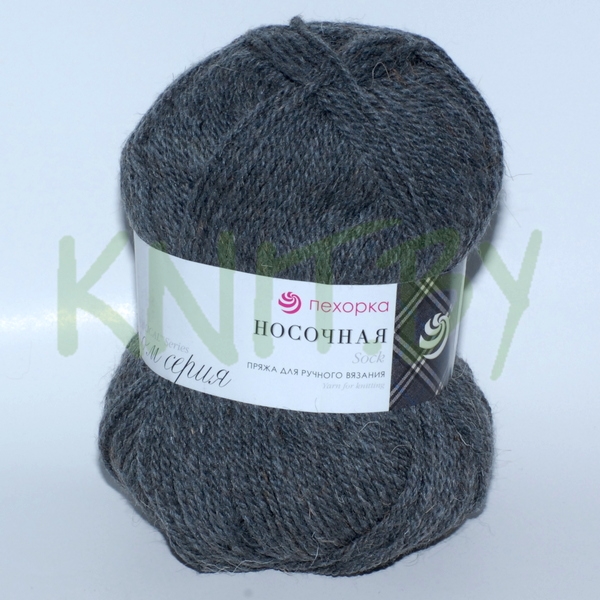 Пряжа Носочная серый меланж