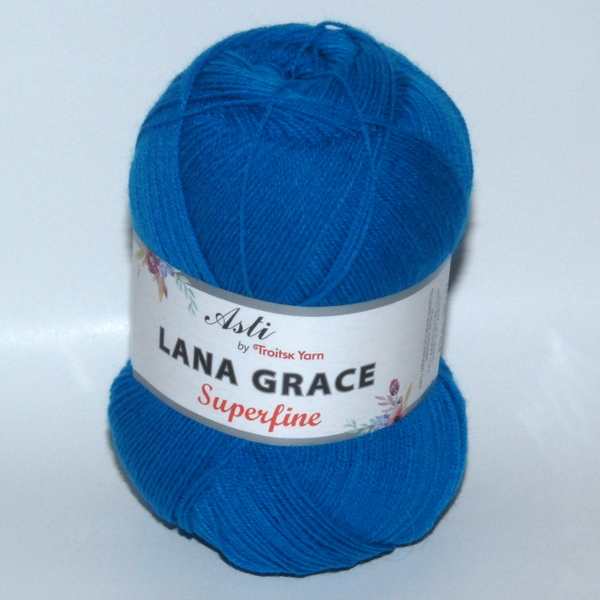 Пряжа Lana Grace Superfine темная бирюза