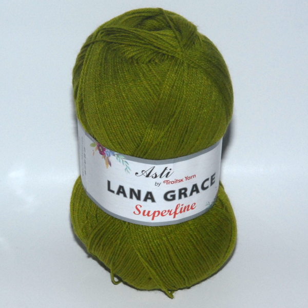 Пряжа Lana Grace Superfine спелый лайм