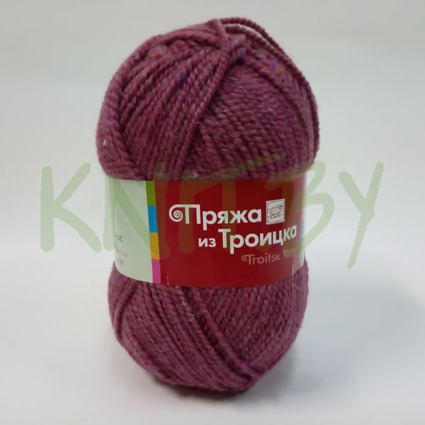 Пряжа Простая меланж (брусника)