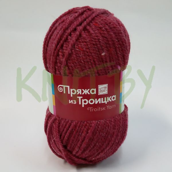 Пряжа Простая меланж (винный)