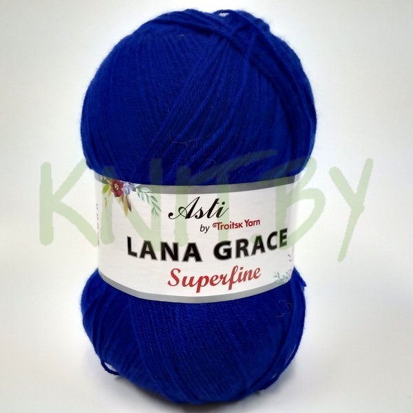 Пряжа Lana Grace Superfine василек