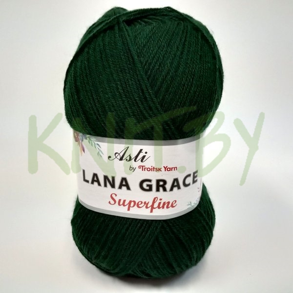 Пряжа Lana Grace Superfine зеленый