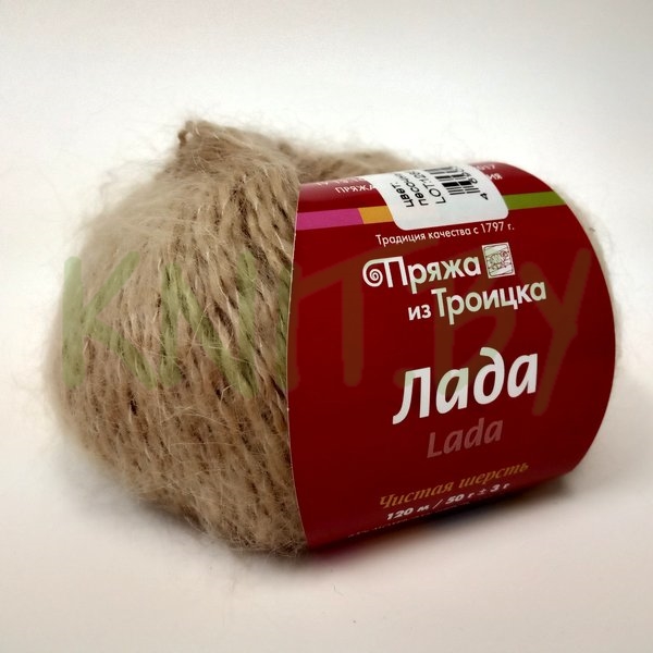 Пряжа Лада песочный