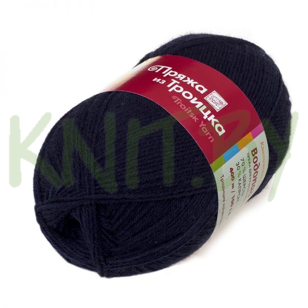 Пряжа Водопад темно-синий