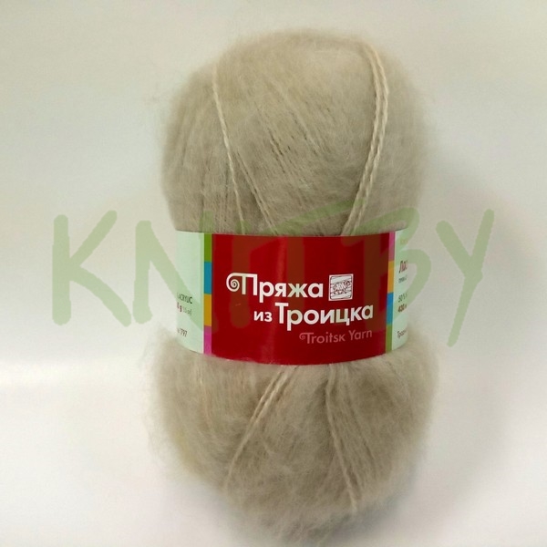 Пряжа Ласка жемчуг