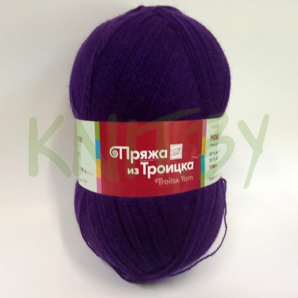 Пряжа Новая Москва  фиолетовый