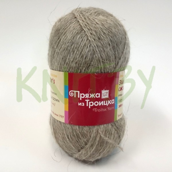 Пряжа Зимняя сказка натуральный