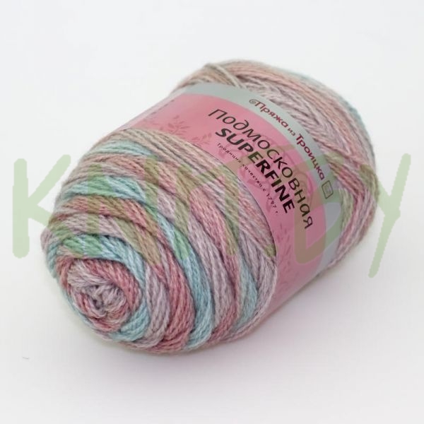 Пряжа Подмосковная SUPERFINE принт
