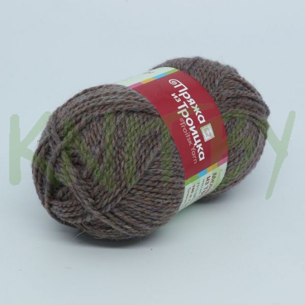 Пряжа Меланж из Троицка меланж (баклажан)