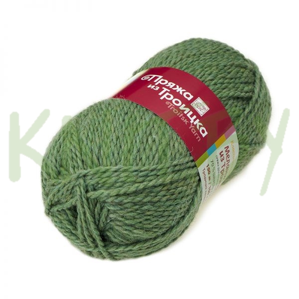 Пряжа Меланж из Троицка меланж (зеленый)
