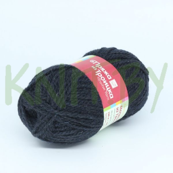 Пряжа Меланж из Троицка меланж (антрацит)