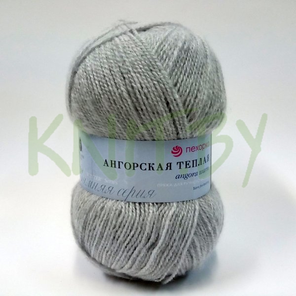Пряжа Ангорская теплая перламутр