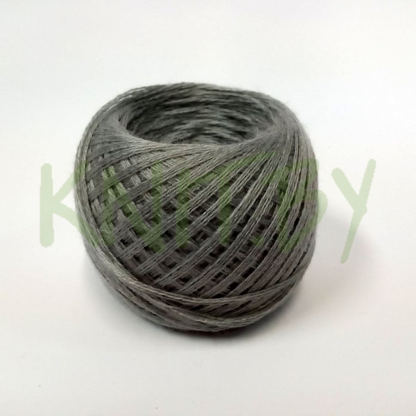 Пряжа Слонимская ПШ (в 4 нити) серая дымка