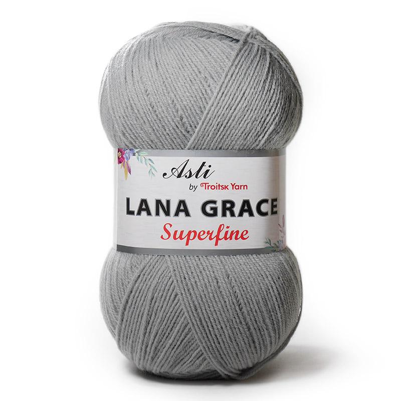 Пряжа Lana Grace Superfine светлые сумерки