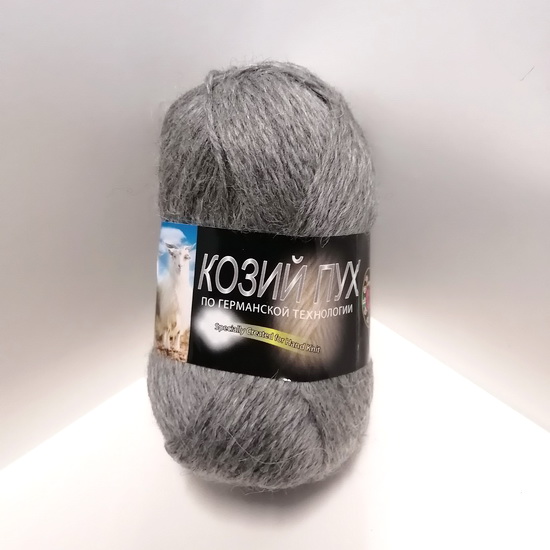 Пряжа Козий Пух серый