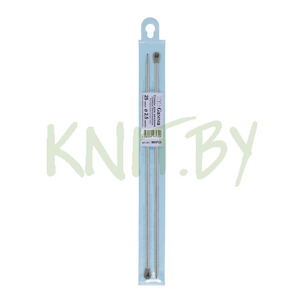 Спицы прямые 2.5 мм, 25 см.