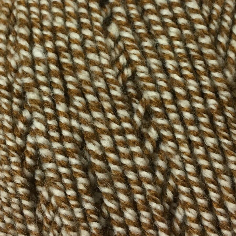 Пряжа Новая деревенька меланж бежево-молочный