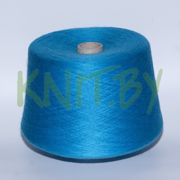Пряжа Слонимская ПШ в бобине бирюза 31*2