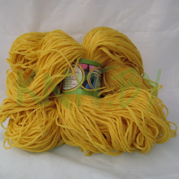 Пряжа Текстум жёлтый