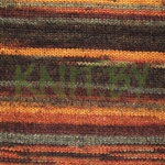 Пряжа CRAZY COLOR бежево-рыжие оттенки