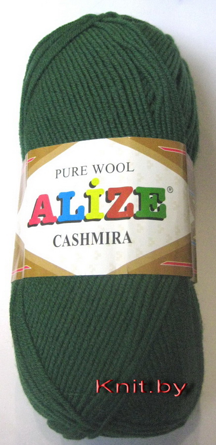 Пряжа Cashmira зеленый