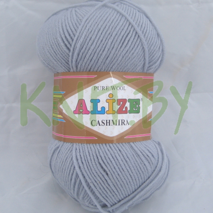 Пряжа Cashmira светло-серая
