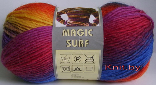 Пряжа Magic розово-голубые оттенки