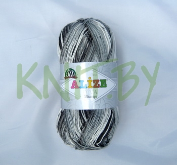 Пряжа Diva Missisipi серые оттенки